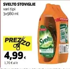 Coop Svelto stoviglie offerta