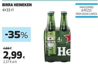 Coop Heineken birra offerta