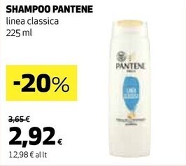 Coop Pantene shampoo offerta