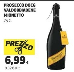 Coop Mionetto prosecco docg valdobbiadene offerta