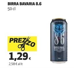 Coop Bavaria birra 8.6 offerta