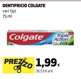 Coop Colgate dentifricio offerta