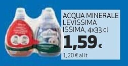 Coop Levissima acqua minerale offerta