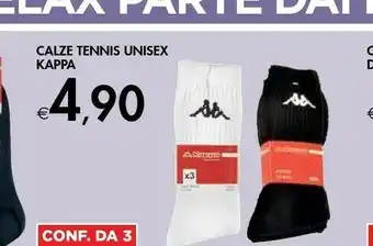 Bennet Kappa Calze Tennis Unisex offerta