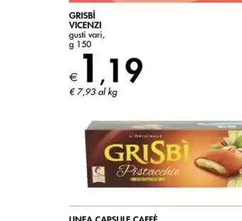 Bennet Matilde Vicenzi Grisbì Nocciola 150 G(ml) offerta