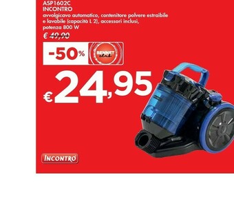 Bennet Incontro Aspirapolvere Ciclonico ASP1602C offerta