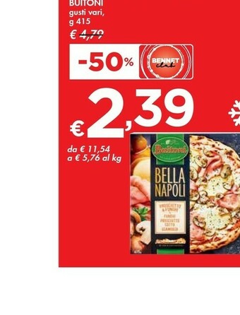 Bennet Buitoni Pizza Surgelata Bella Napoli offerta