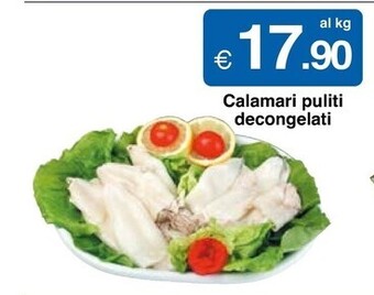 Sì con te Calamari puliti decongelati offerta