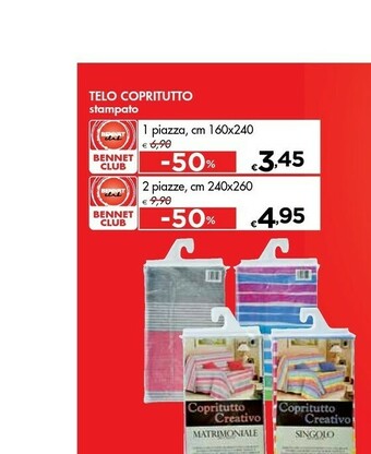 Bennet Telo Copritutto offerta