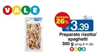 Sì con te Vale preparato risotto offerta