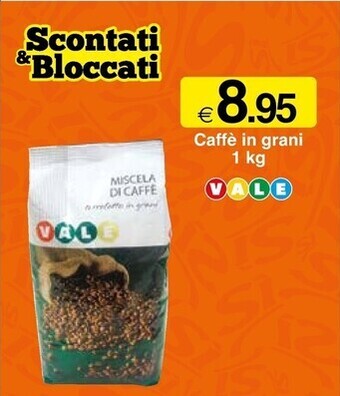 Sì con te Vale caffe in grani offerta