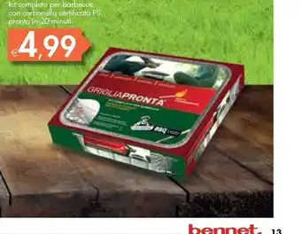 Bennet Fochista Griglia Pronta offerta