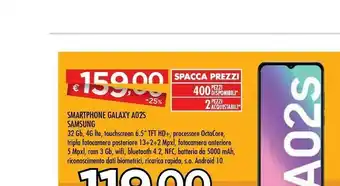 Samsung Galaxy A02s 32 GB Display 6.5" HD+ TFT LCD White