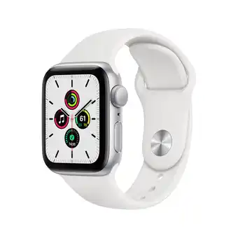 Expert Apple watch se gps, 40mm in alluminio argento con cinturino sport bianco offerta