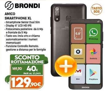 Expert BRONDI AMICO SMARTPHONE XL offerta