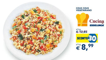 Esselunga COUS COUS VEGETARIANO offerta