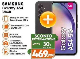 Expert SAMSUNG Galaxy A54 128GB offerta
