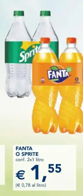 Esselunga FANTA O SPRITE conf. 2x1 litro offerta
