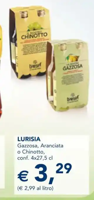 LURISIA Gazzosa, Aranciata o Chinotto, conf. 4x27,5 cl