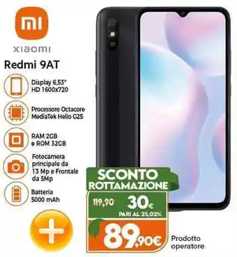 Expert xiaomi Redmi 9AT offerta