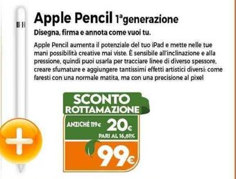 Expert Apple Pencil 1 generazione offerta