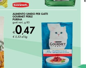 Bennet Purina Alimento Umido Per Gatti Gourmet Perle offerta