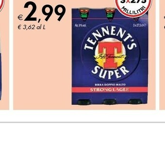 Bennet Tennent's Birra Super offerta