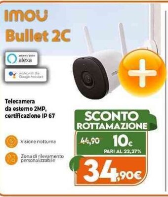 Expert Telecamera da esterno 2MP, certificazione IP 67 offerta