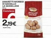 Coop La sassellese Amaretti Morbidi 200 G(ml) offerta