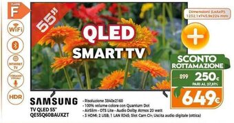 Expert Samsung TV QLED 55" QE55Q60BAUXZT offerta