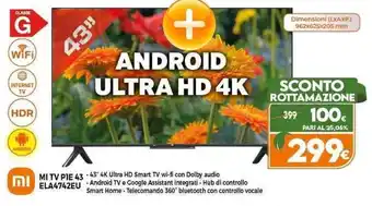 Expert MI TV PIE 43" ELA4742EU offerta
