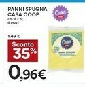 Coop Coop Panni Spugna Casa offerta