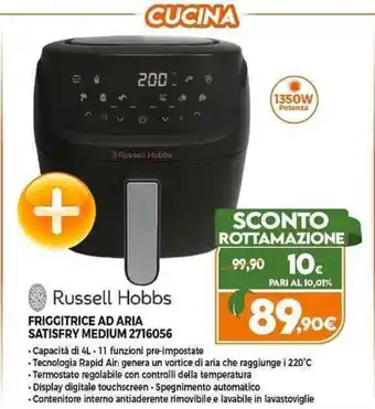 Expert Russell Hobbs FRIGGITRICE AD ARIA SATISFRY MEDIUM 2716056 offerta