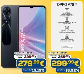 Euronics OPPO A785G 4+128GB offerta