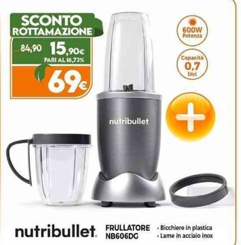 Expert nutribullet FRULLATORE NB606DG offerta