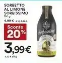 Coop Sorbissimo Sorbetto Al Limone offerta