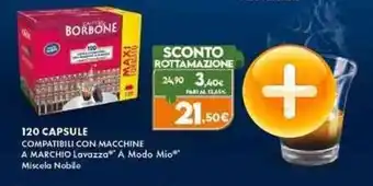 Expert Borbone 120 CAPSULE COMPATIBILI CON MACCHINE offerta