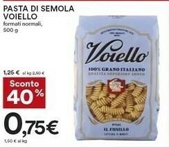 Coop Voiello Pasta Di Semola offerta