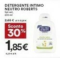 Coop Neutro Roberts Detergente Intimo offerta