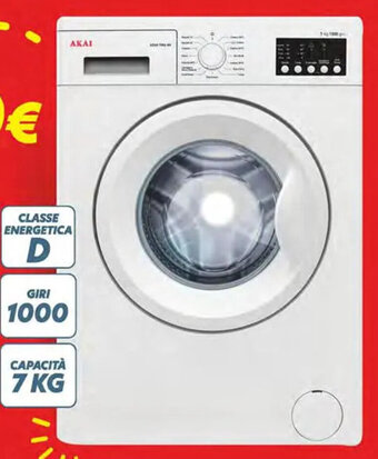 Iper Super Conveniente Akai Lavatrice offerta