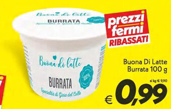 Iper Super Conveniente Buona di latte Burrata 100 g offerta