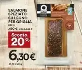 Coop Salmone Speziato Su Legno Per Griglia offerta