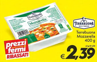 Iper Super Conveniente Terrabuona Mozzarella 400 g offerta