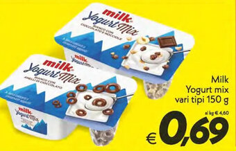 Iper Super Conveniente Milk Yogurt mix vari tipi 150 g offerta