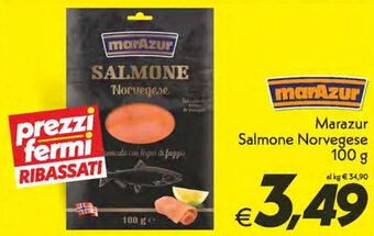 Iper Super Conveniente Marazur Salmone Norvegese 100 g offerta