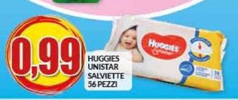 Risparmio Casa HUGGIES UNISTAR SALVIETTE 56 PEZZI offerta