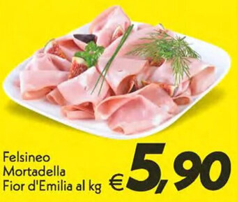 Iper Super Conveniente Felsineo Mortadella Fior d'Emilia al kg offerta