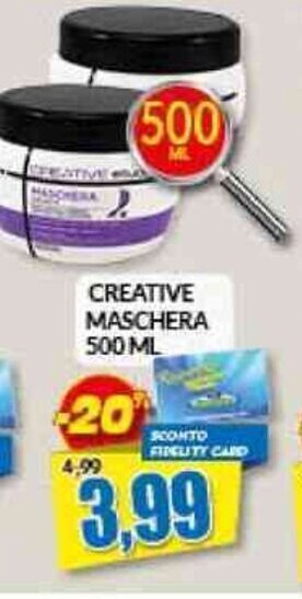 Risparmio Casa CREATIVE MASCHERA 500 ML offerta