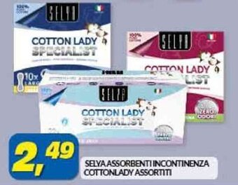 Risparmio Casa SELYA ASSORBENTI INCONTINENZA COTTONLADY ASSORTITI offerta
