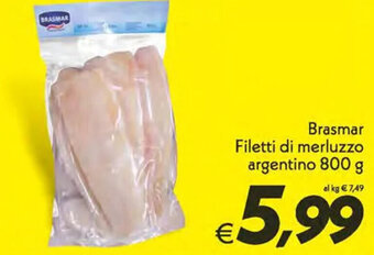 Iper Super Conveniente Brasmar Filetti di merluzzo argentino 800 g offerta